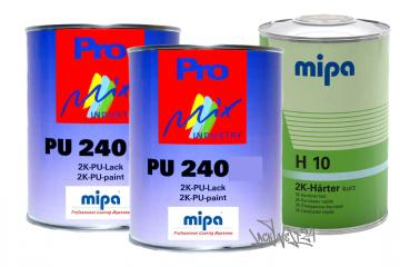MIPA 2K Lack im RAL Wunschfarbton 2kg + MIPA H10 Härter 1 Liter, (Glanzstufe nach Wahl)
